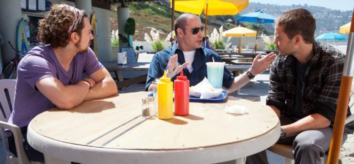 Aaron Johnson, John Travolta und Taylor Kitsch in 'Savages' © Universal Pictures 2012