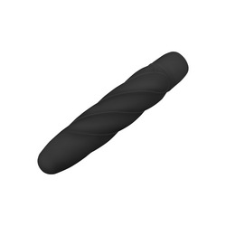 Silikon-Vibrator mit Spiralstruktur, 19 cm