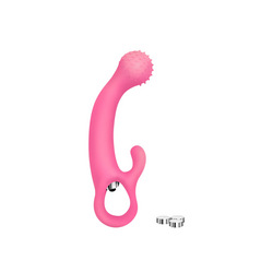 G-Spot Silikonvibrator mit Noppen, 18 cm