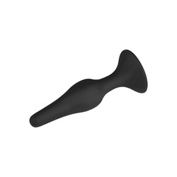 Analdildo aus Silikon, M, 13 cm