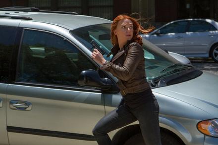 Scarlett Johansson in 'Captain America 2' © Walt Disney Studios
