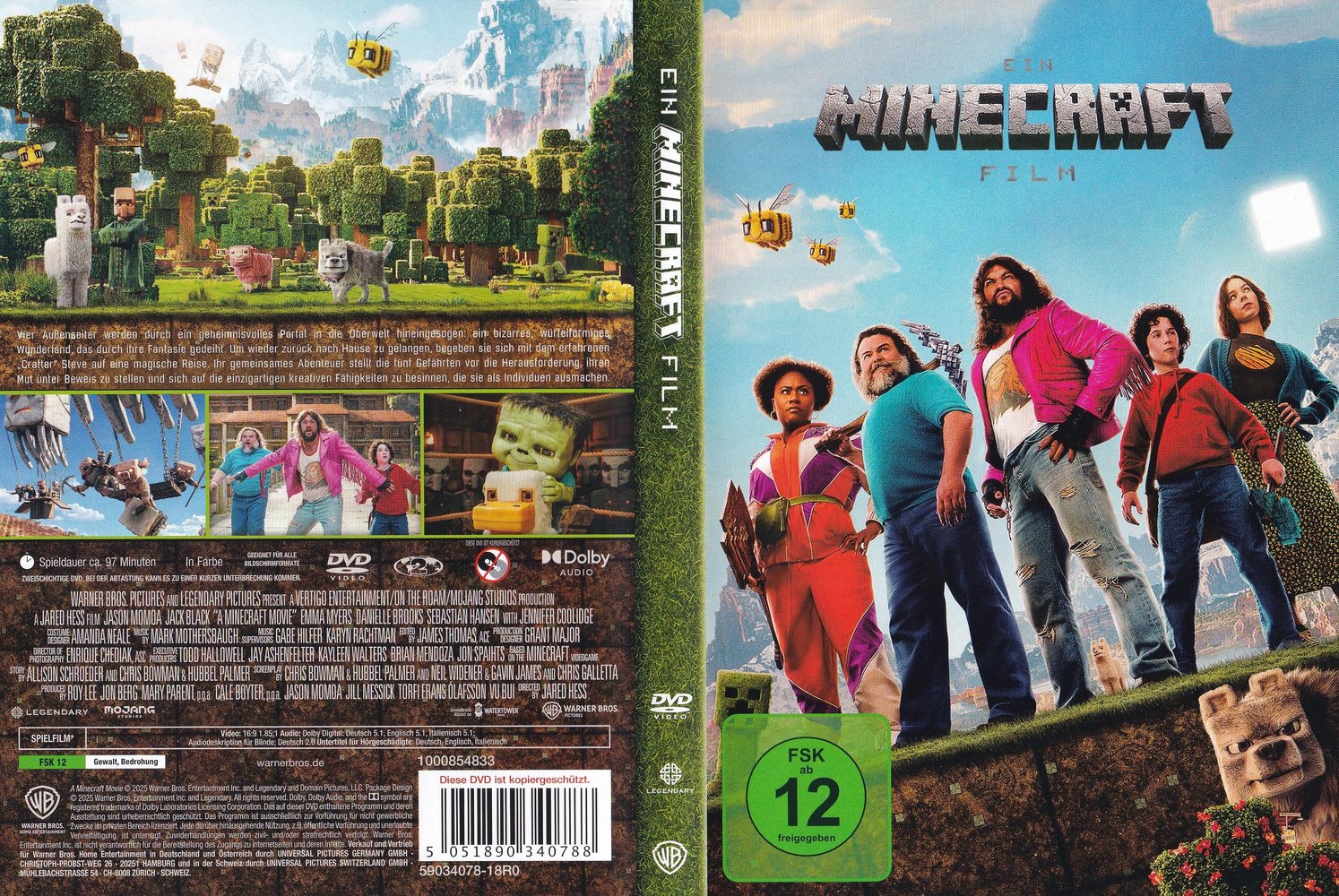 Jetzt Ein Minecraft Film (DVD), gebraucht kaufen