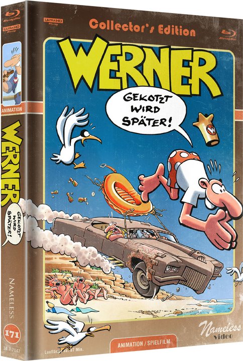 Werner 4 - Gekotzt wird später! - Mediabook - Limitiert auf 333 Stück - Cover C (Blu-ray 4K Ultra HD)