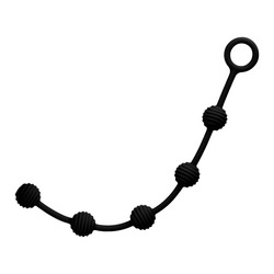Silikon-Analkette mit Struktur, 24 cm