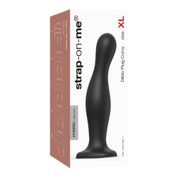 Dildo Plug Curvy, - Größe XL, 18 cm