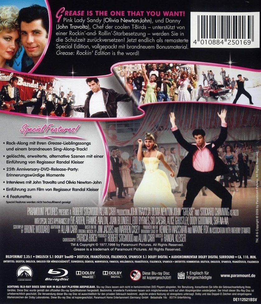 Grease DVD oder Bluray leihen VIDEOBUSTER.de