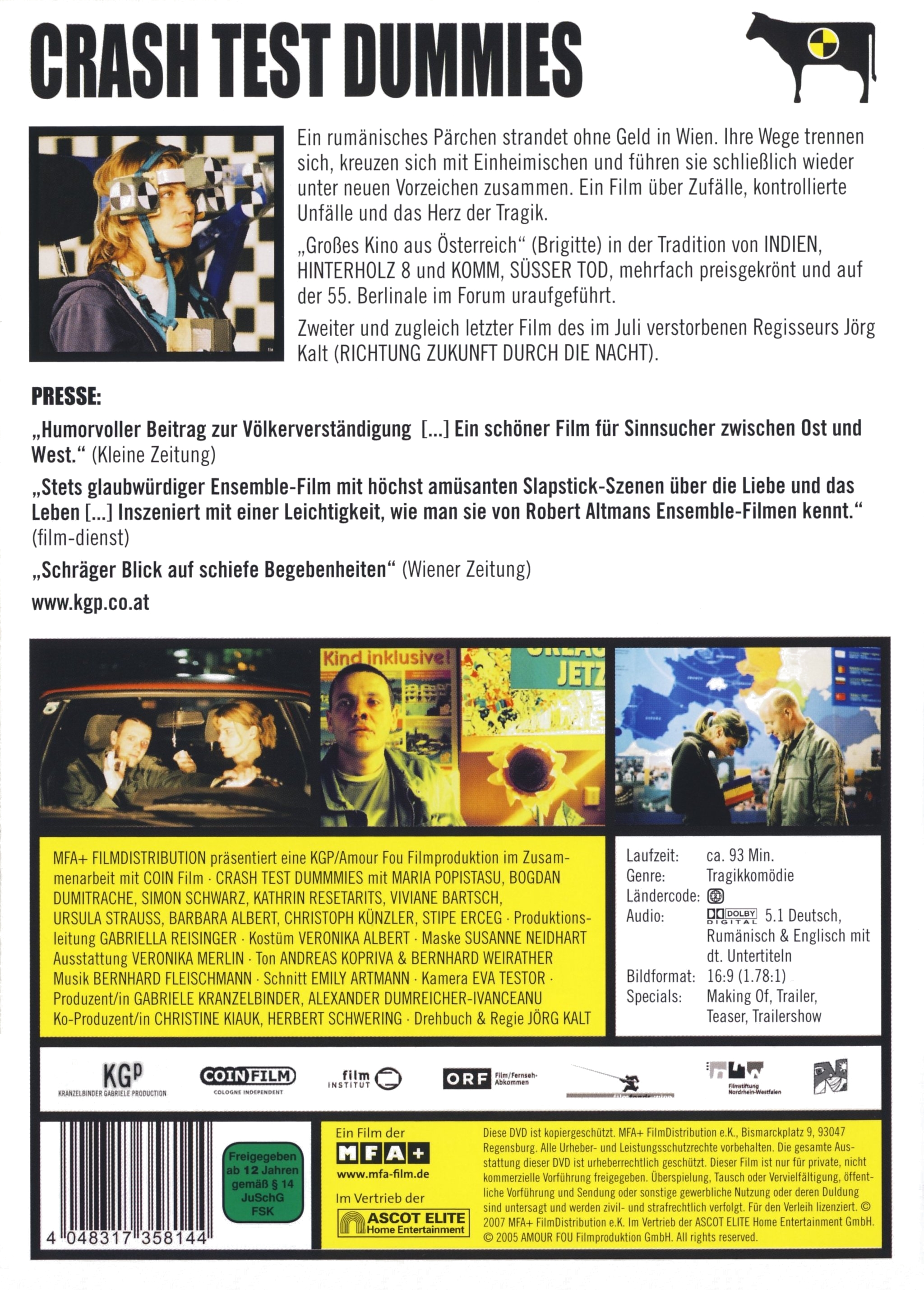 その他 Crash Test Dummies [DVD] crash-test-dummies-dvd-back-