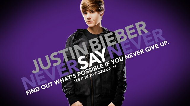 Justin Bieber - Never Say Never - Wallpaper 2