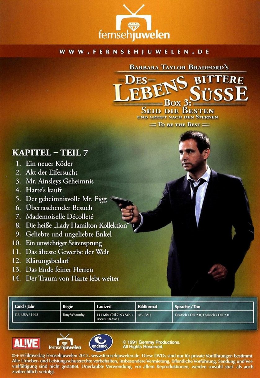 Des Lebens bittere Süße Box 3 Seid die Besten und greift nach den