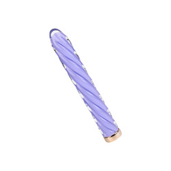 Eleganter Glasvibrator, 17,5 cm