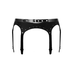 Strumpfhalter aus Leder
