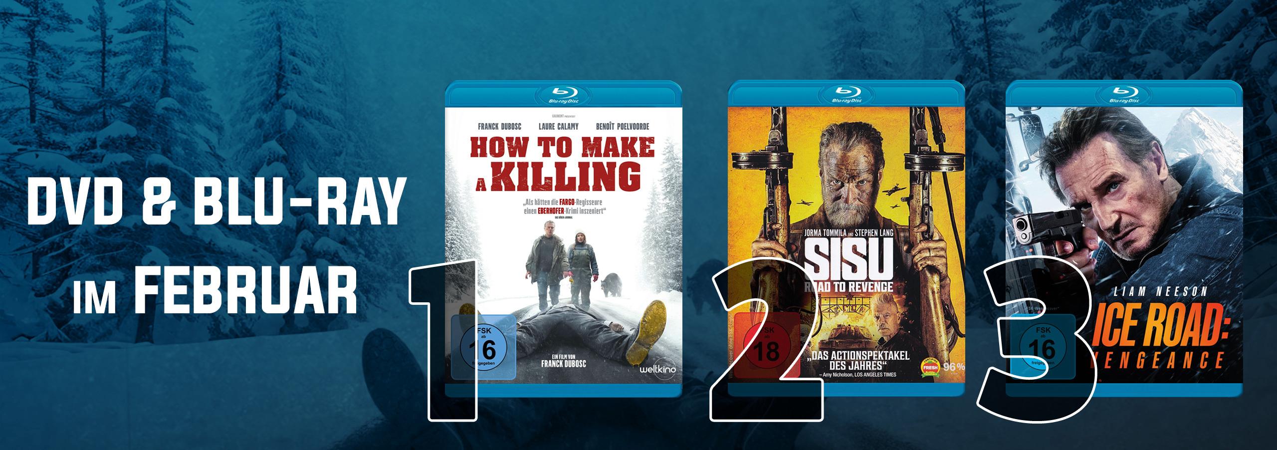 DVD &amp; Blu-ray Charts Februar 2026: Eure Februar DVD und Blu-ray Highlights mit Biss!
