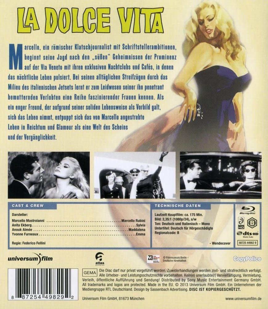 La Dolce Vita: DVD oder Blu-ray leihen - VIDEOBUSTER