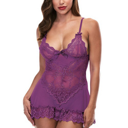 Mini Lace Chemise, 2 Teile