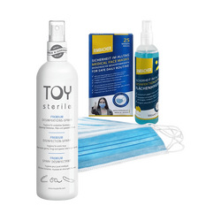 TOYSterile - Hygieneset, 3 Teile - Sonderangebot - Verfallsdatum 30/04/2023