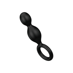 Analplug aus Silikon mit 2 Kugeln, 13,5 cm