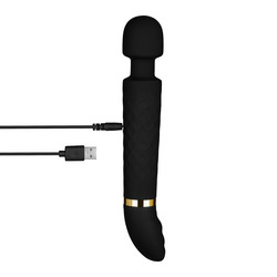 Beidseitig verwendbarer Silikon-Massager, 25 cm