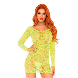 Crochet Mini Dress
