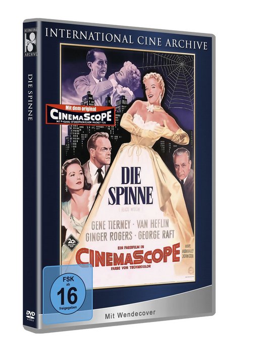 Die Spinne (USA 1954) - Deutsche DVD-Premiere - Erstmalig in original deutschen 4-Kanal-STEREO-Magnetton - Mit Ginger Rogers und Van Heflin - Limited Edition (DVD)