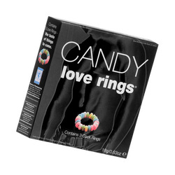 Candy Love Rings, 3 Stück