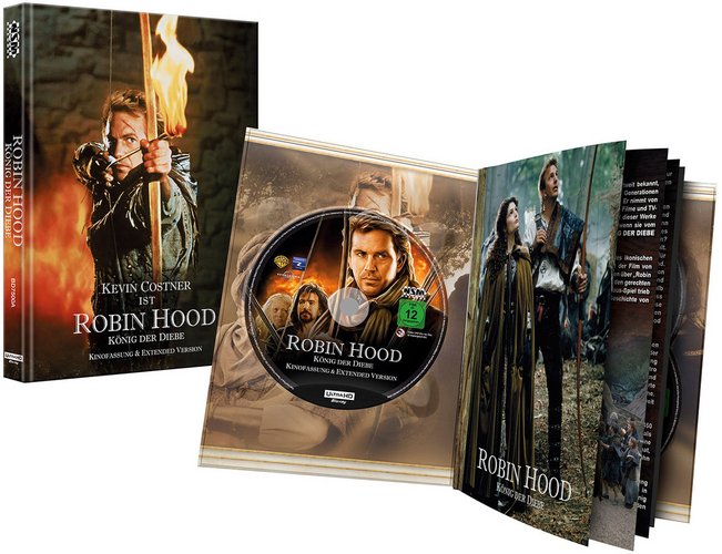 Robin Hood - König der Diebe - Cover A - Mediabook (Blu-ray 4K Ultra HD)