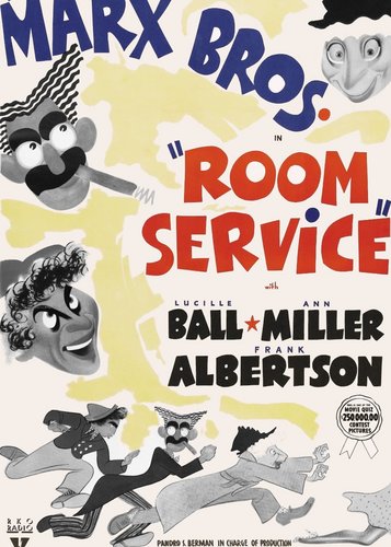 Die Marx Brothers - Zimmerdienst - Poster 1