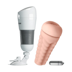 Hedy Vibrating Masturbator, 27 cm
