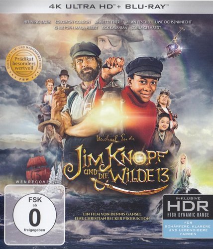 Jim Knopf und die Wilde 13 (4K UHD), gebraucht, ohne Cover