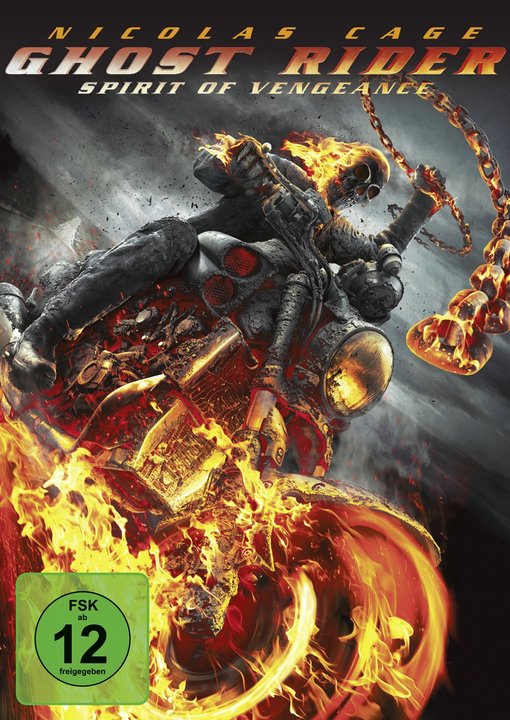Ghost Rider 2 - Spirit of Vengeance (DVD), gebraucht, ohne Cover