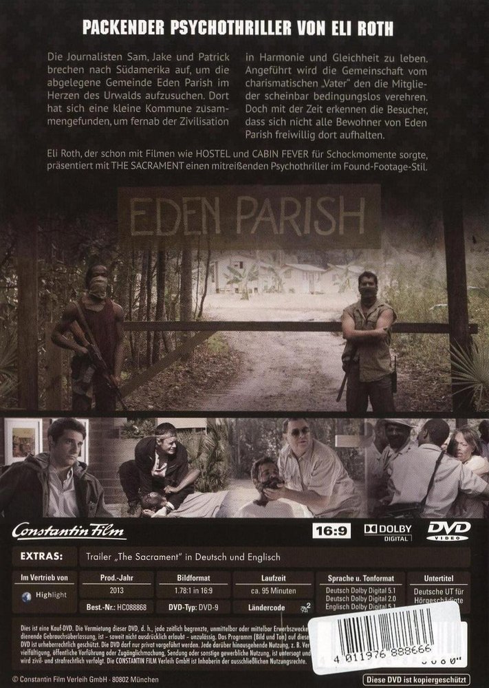 The Sacrament DVD, Bluray oder VoD leihen VIDEOBUSTER.de