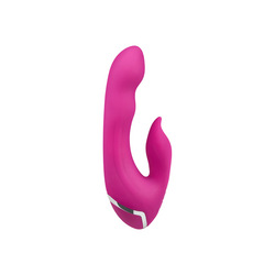 Ergonomischer Silikon Rabbit, 20 cm