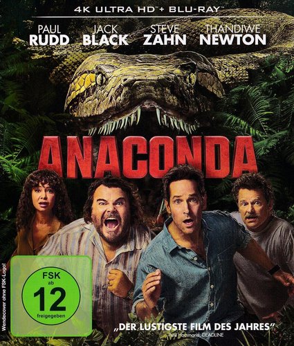Anaconda (4K UHD), gebraucht, ohne Cover