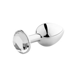 Analdildo mit Kristall, 7,5 cm