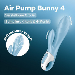 Satisfyer ‘Air Pump Bunny 4, 21,5 cm