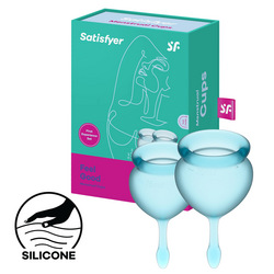 Satisfyer Feel Good - Menstrual Cup Set, 15 &amp; 20 ml