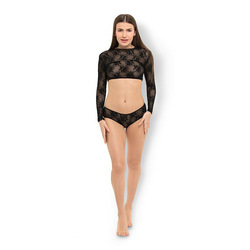 Kurzes Top aus Spitze