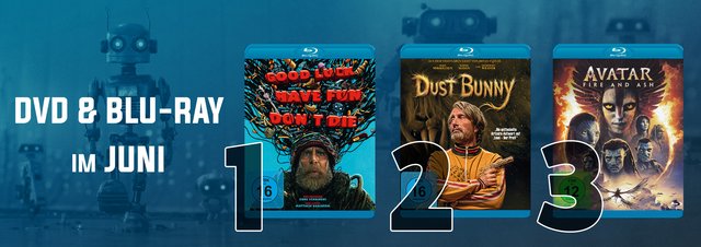 Die DVD & Blu-ray Charts Juni 2026: Aufstand im Tierreich und eine Extrawurst fürs Heimkino