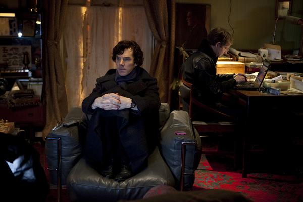 Benedict Cumberbatch und Martin Freeman in 'Sherlock - Staffel 1' © BBC 2011