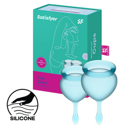 Satisfyer Feel Good - Menstrual Cup Set, 15&amp;20ml