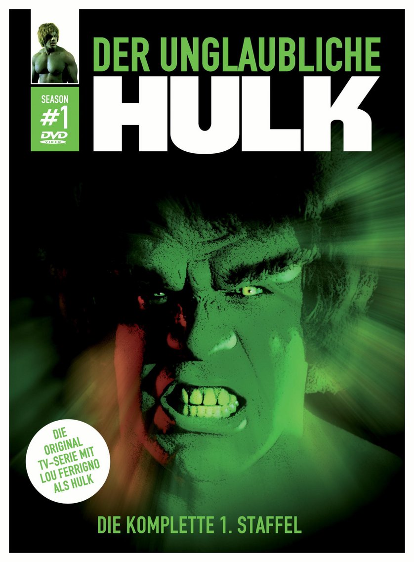Der unglaubliche Hulk Staffel 1 DVD oder Bluray leihen VIDEOBUSTER.de