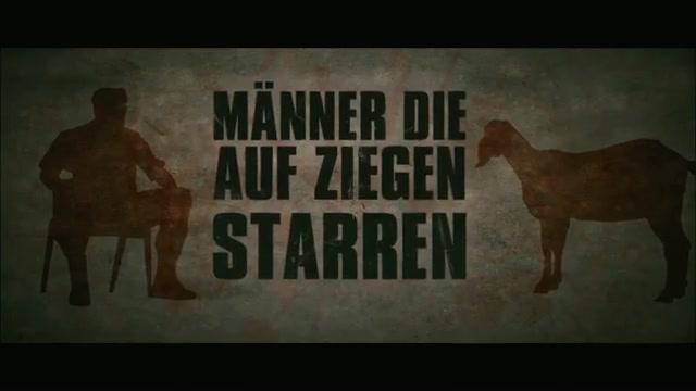 Männer, die auf Ziegen starren - Trailer - Deutsch