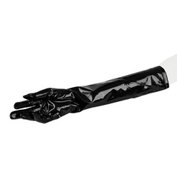 Lange Lack-Handschuhe