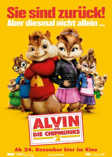 Alvin und die Chipmunks 2 - Poster 1