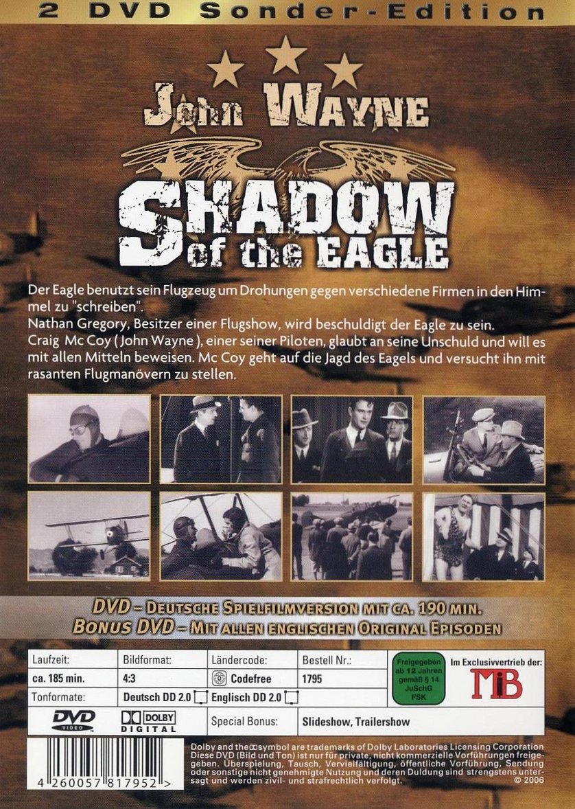 Shadow of the Eagle DVD oder Bluray leihen VIDEOBUSTER.de