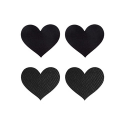 Classic Black Hearts, 2 Paar