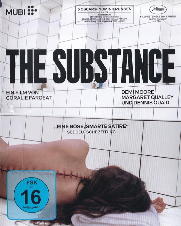 The Substance (Blu-ray), gebraucht, ohne Cover