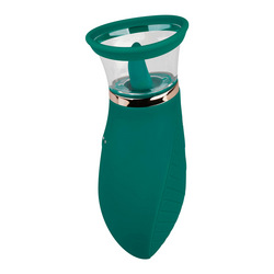 Zungenvibrator mit Saugfunktion, 17 cm