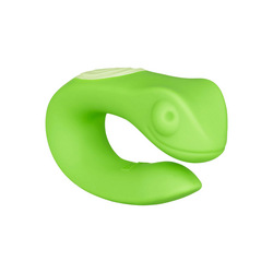 Paarvibrator Gecko aus Silikon, 8,5 cm