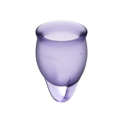 Satisfyer Feel Confident - Menstrual Cup Set, 15 &amp; 20 ml
