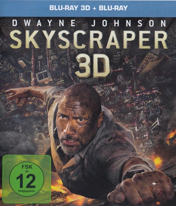 Skyscraper (Blu-ray 3D), gebraucht, ohne Cover
